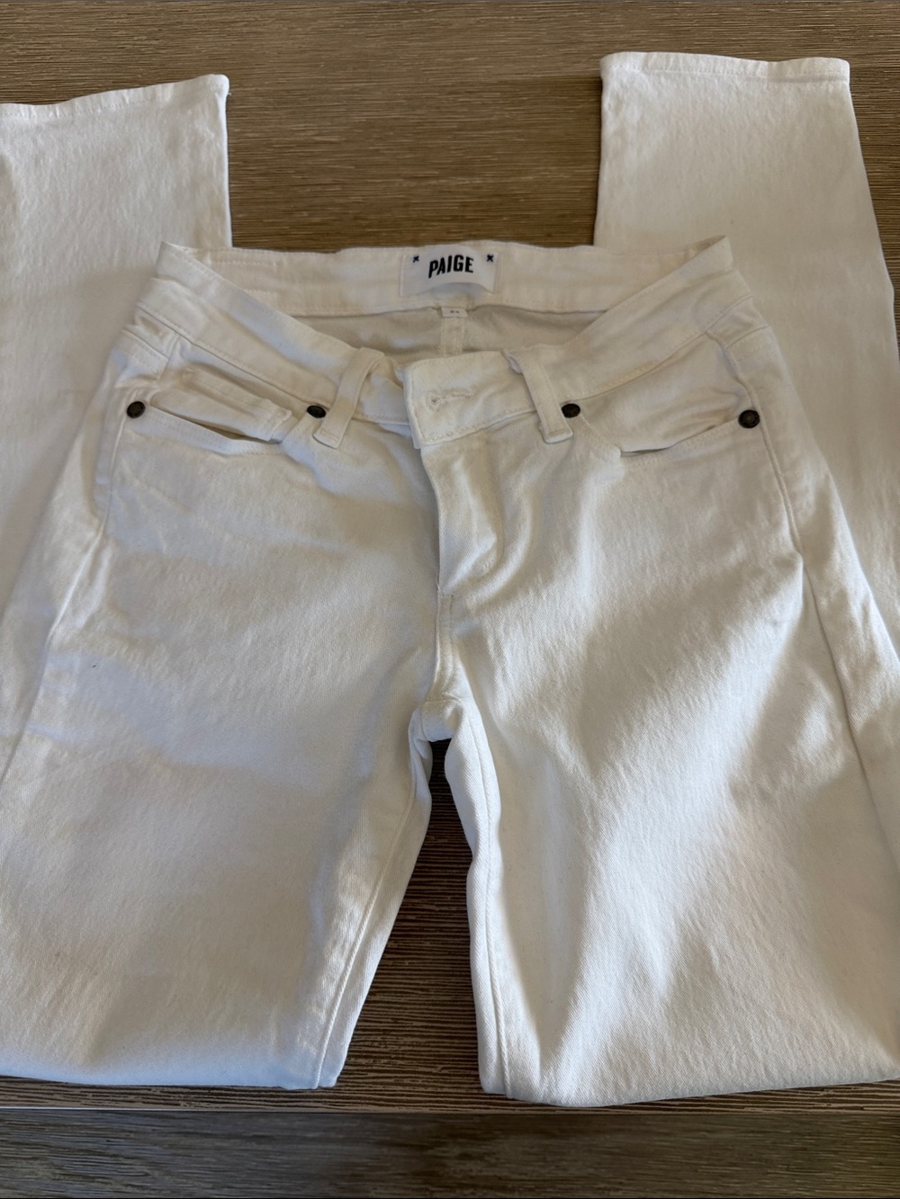 PAIGE White Skinny Jeans - Classic Slim Fit